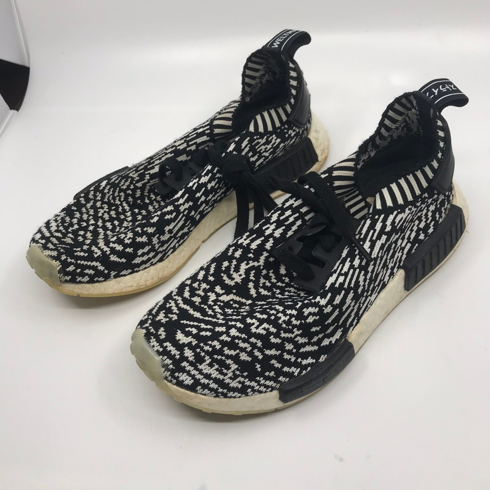 Adidas Boost Black White Men's Sneakers Size 6 - Picture 5 of 8